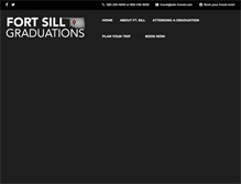Tablet Screenshot of fortsillgraduations.com